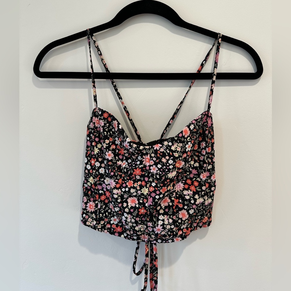 Floral Spaghetti Strap Top
